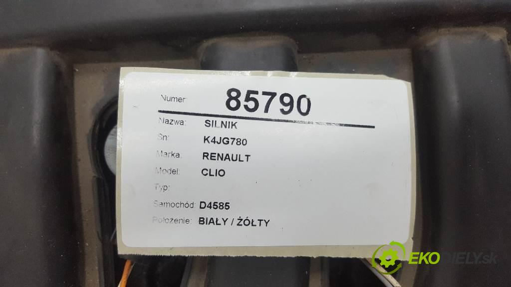 RENAULT CLIO  2005 72kW    1390 Motor K4JG780 (Motory (kompletné))