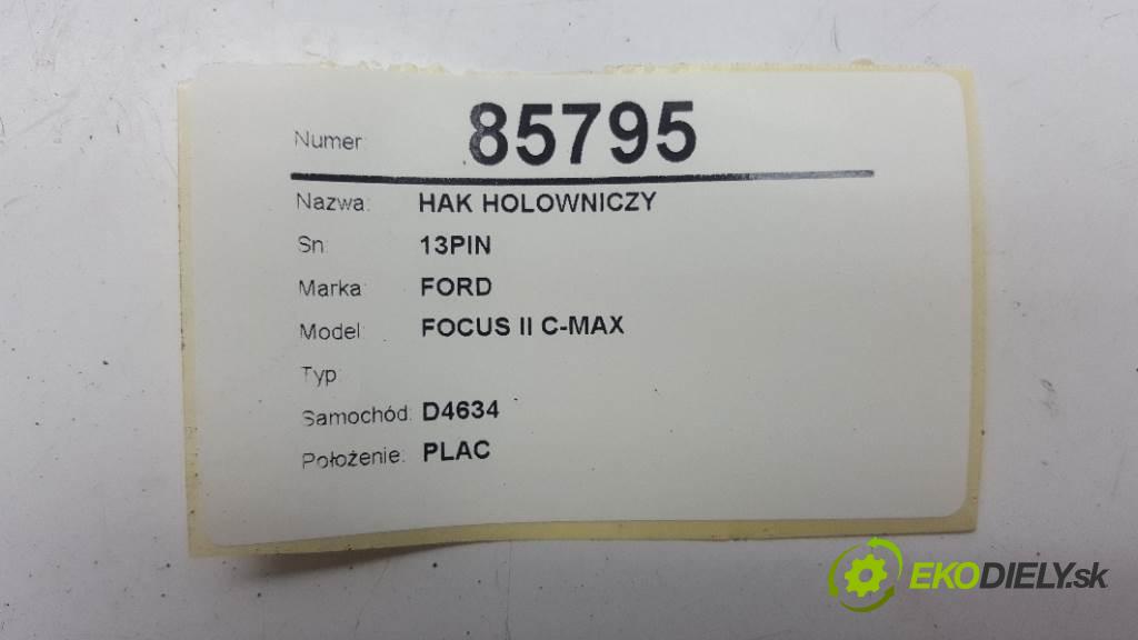 FORD FOCUS II C-MAX  2003 88kW    1798 Hák tažné zařízení 13PIN