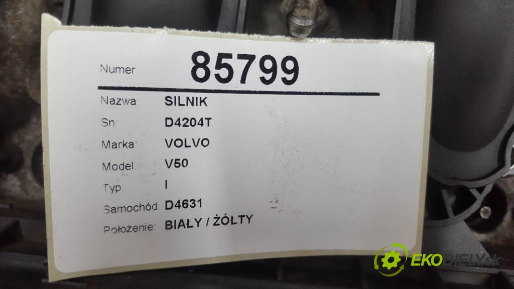 VOLVO V50 I 2005  I 1997 Motor D4204T (Motory (kompletné))