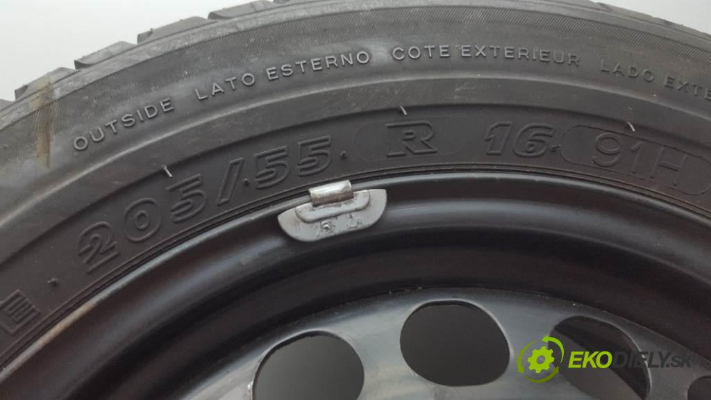 VOLKSWAGEN PASSAT B6  2008 77kW    1896 rezerva 6,5JX16H2 ET42 3C0601027H 5X112 205/55 16 (33307)  (Kola dojezdové)