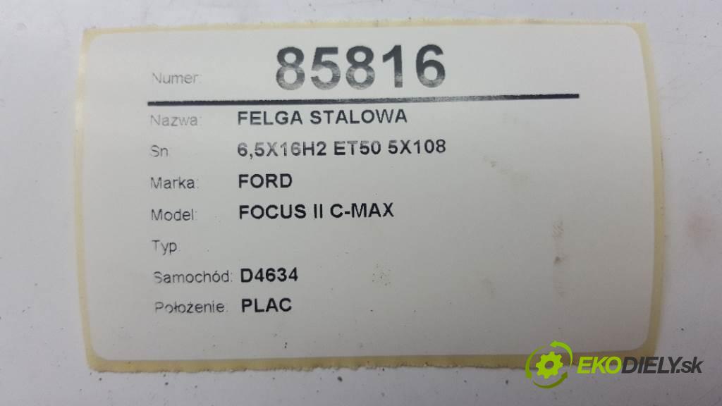 FORD FOCUS II C-MAX  2003 88kW   1798 disk (OCEL 6,5X16H2 ET50 5X108