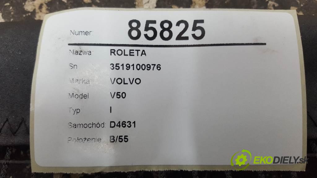 VOLVO V50 I 2005  I 1997 Roleta 3519100976 (Rolety kufru)