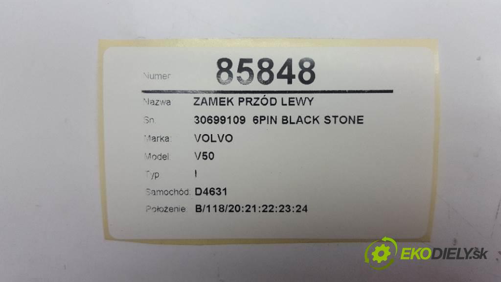 VOLVO V50 I 2005  I 1997 zámok přední část levý 30699109  6PIN BLACK STONE
