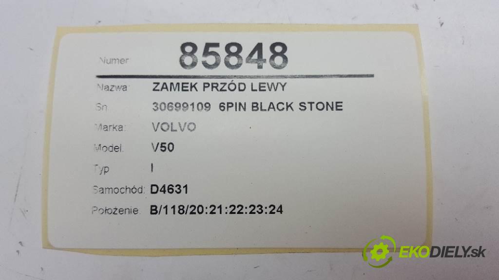 VOLVO V50 I 2005  I 1997 zámok přední část levý 30699109  6PIN BLACK STONE