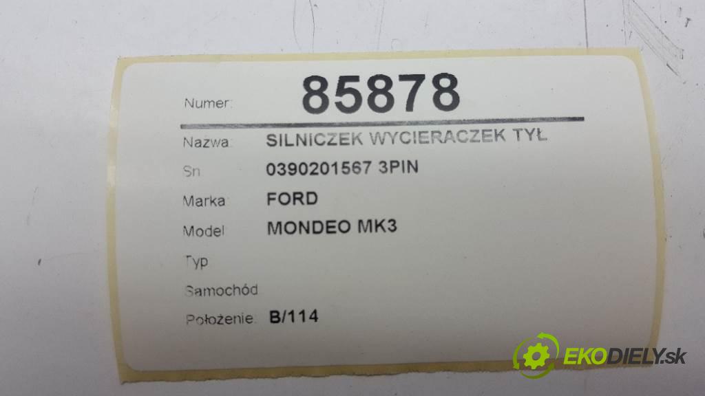 FORD MONDEO MK3        motorek stěračů zadní část 0390201567 3PIN