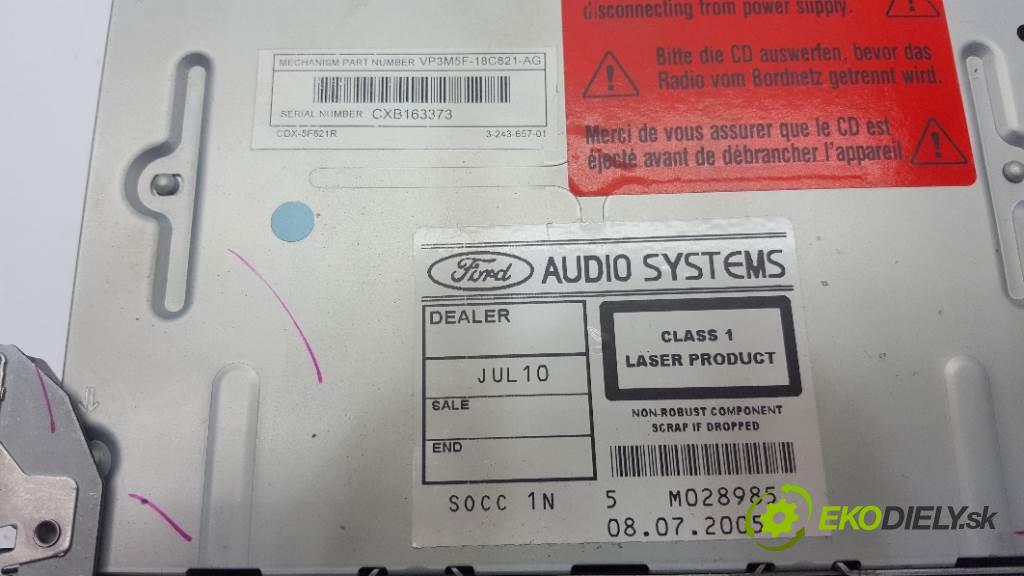 FORD FOCUS II C-MAX  2003 88kW    1798 RADIO 4M5T18C815BE (Audio zariadenia)