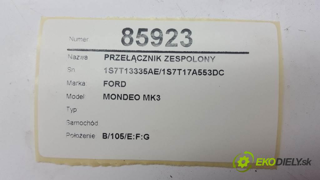 FORD MONDEO MK3        Prepínač kombinovaný 1S7T13335AE/1S7T17A553DC (Prepínače, spínače, tlačidlá a ovládače kúrenia)
