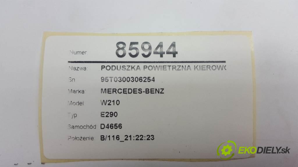 MERCEDES-BENZ W210 E290 2002 0 kW E290 2.9 AirBag volantu airbag 95T0300306254