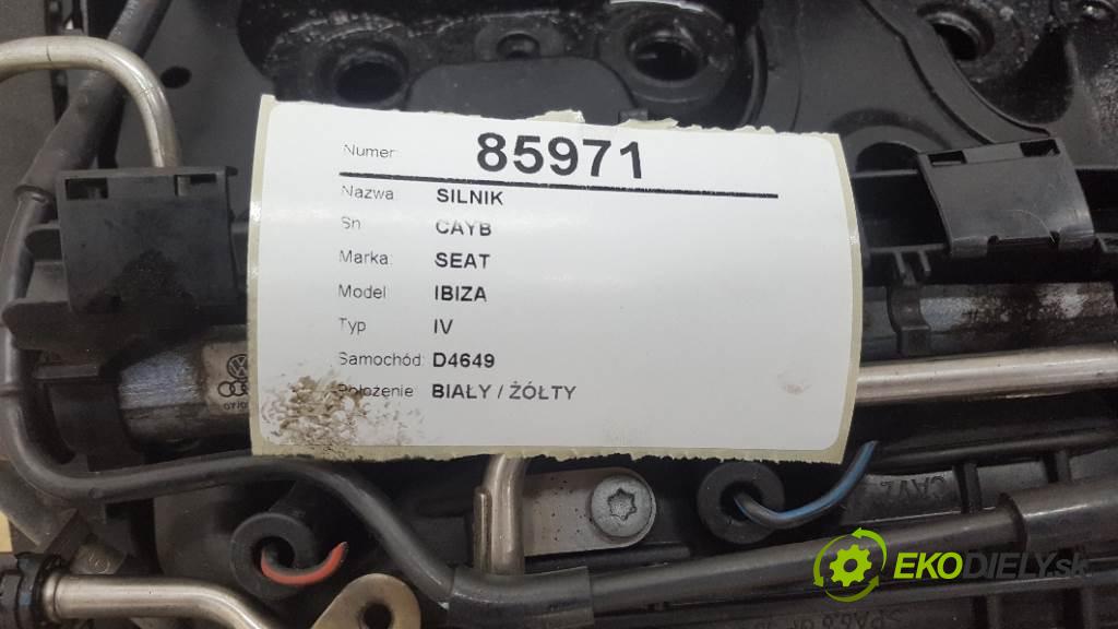 SEAT IBIZA IV 2012 66kw IV 1598 Motor CAYB (Motory (kompletné))