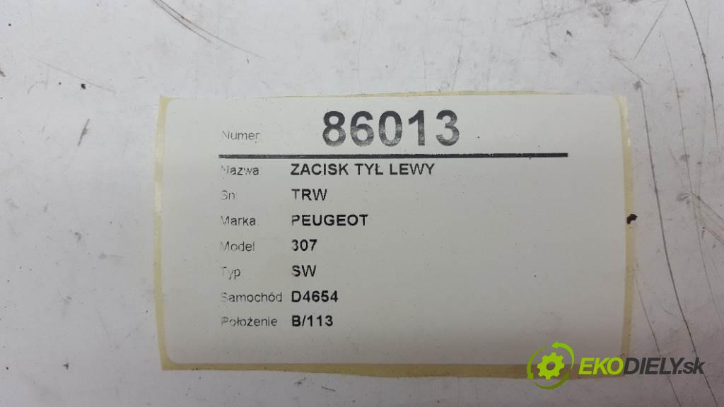 PEUGEOT 307 SW 2004 100kw SW 1997 Brzdič strmeň zad ľavy TRW (Ostatné)