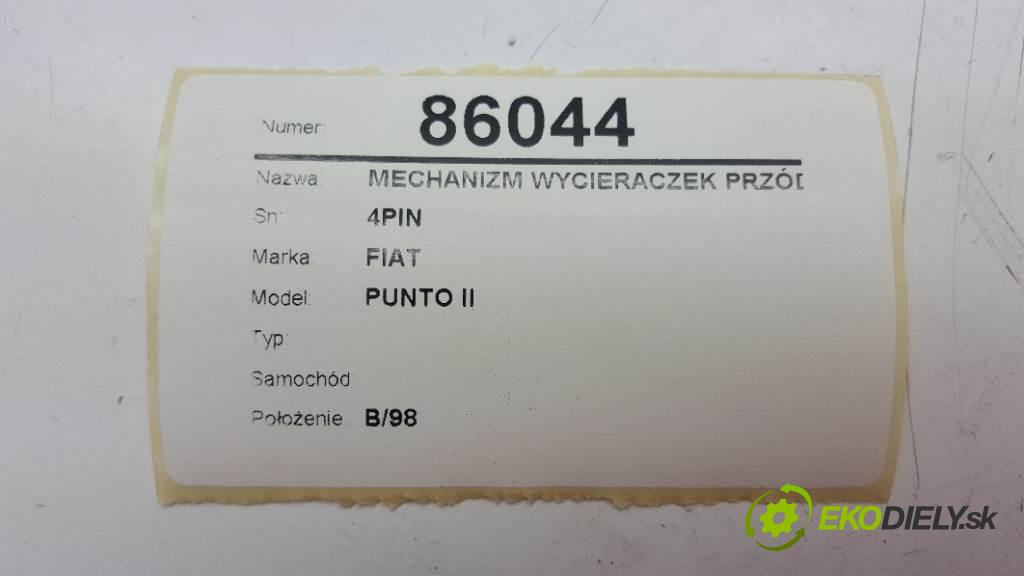FIAT PUNTO II       Mechanizmus stieračov predný 4PIN (Motorčeky stieračov predné)