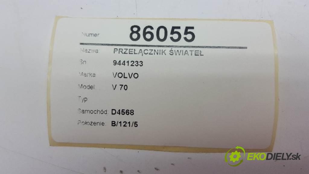 VOLVO V 70  2000 103kW    2461 přepínač světel 9441233 (Ovládaní topení a přepínače)