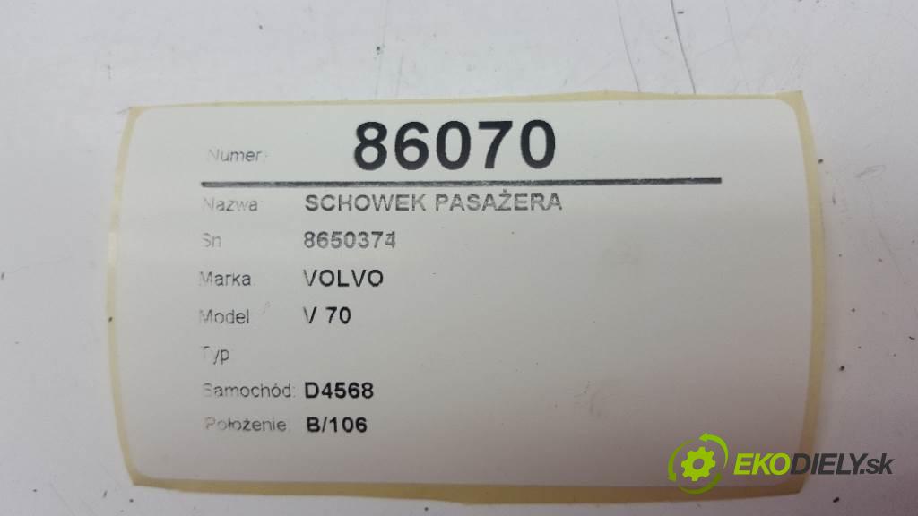 VOLVO V 70  2000 103kW    2461 Priehradka, kastlík spolujazdca 8650374 (Priehradky, kastlíky)