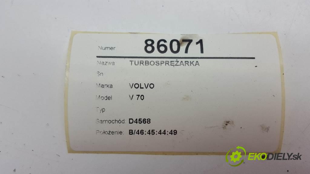 VOLVO V 70  2000 103kW    2461 Turbodúchadlo,turbo  (Turbodúchadlá (kompletné))