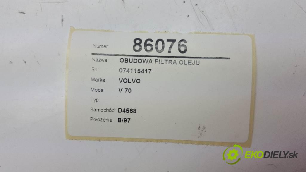 VOLVO V 70  2000 103kW    2461 obal filtra oleje 074115417