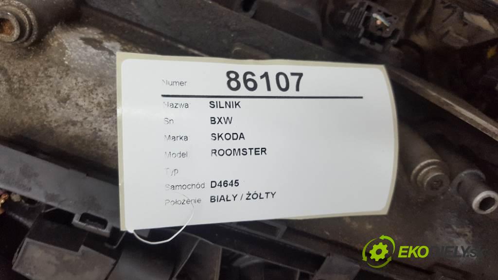 SKODA ROOMSTER  2008 77kW    1598 Motor BXW (Motory (kompletné))