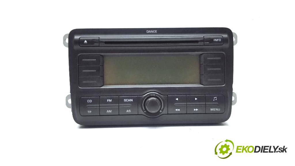 SKODA ROOMSTER  2010 63kW    1390 RADIO 5J0035161 (Audio zariadenia)
