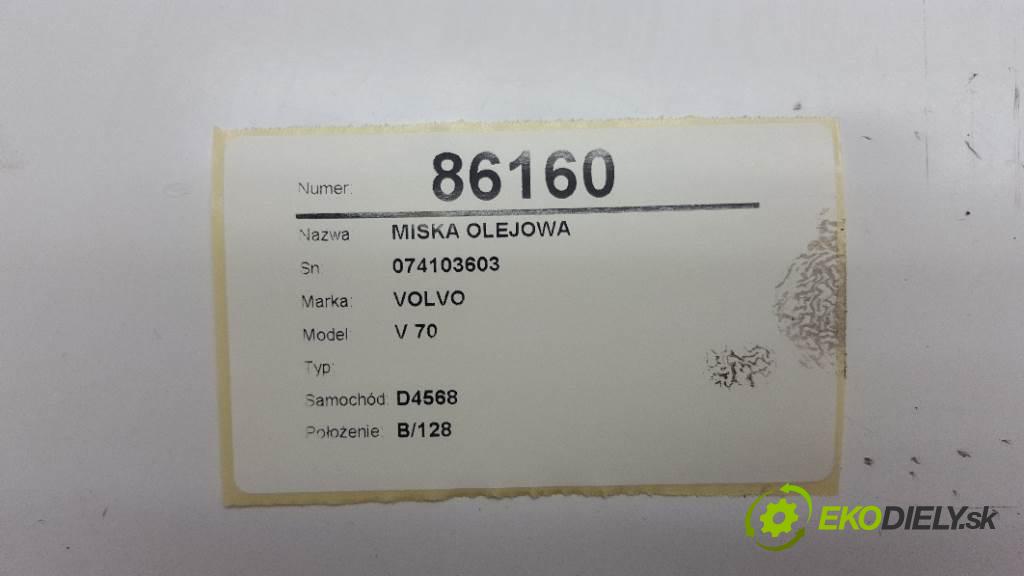 VOLVO V 70  2000 103kW    2461 MISKA: olejová 074103603 (Olejové vane)