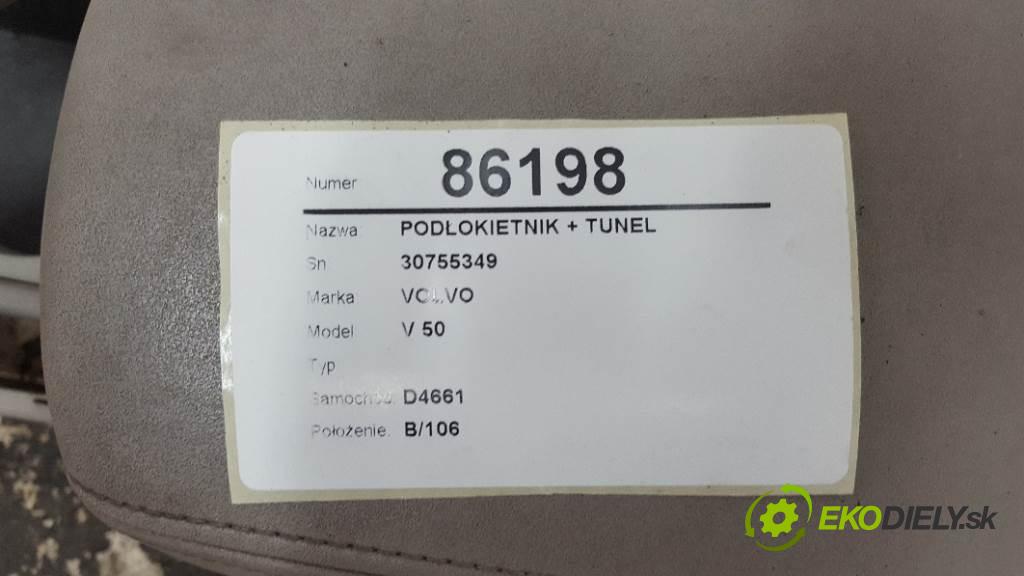 VOLVO V 50  2005 100kW    1997 Lakťová opierka + Tunel 30755349