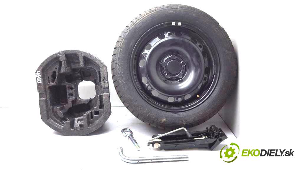 SKODA ROOMSTER  2010 63kW    1390 Rezerva 5X100 6JX15H2 ET4,195/55R15 DUNLOP (0610) KOMPLET (Kolesá dojazdové)