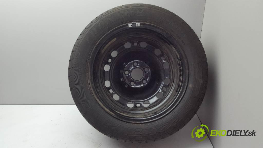 SKODA ROOMSTER  2010 63kW    1390 Rezerva 5X100 6JX15H2 ET4,195/55R15 DUNLOP (0610) KOMPLET (Kolesá dojazdové)