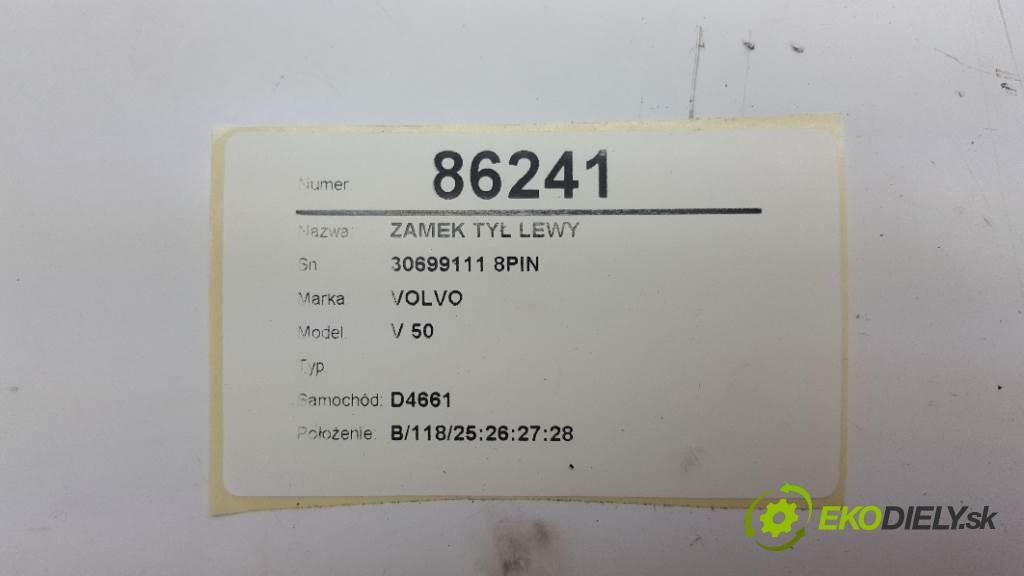 VOLVO V 50  2005 100kW    1997 zámok zadní část levý 30699111 8PIN