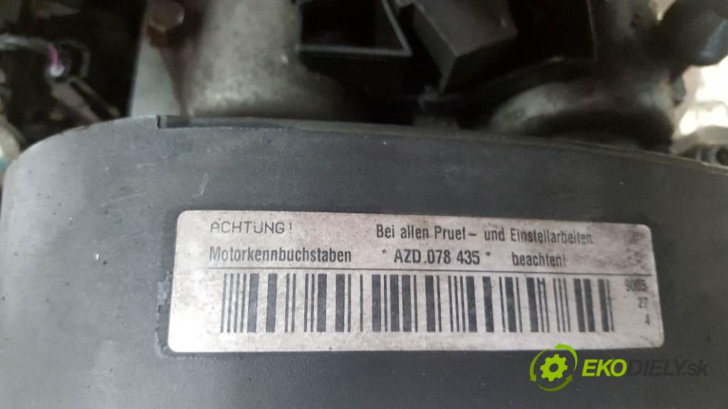 VOLKSWAGEN BORA  2001 77kW   1598 Motor AZD (Motory (kompletné))