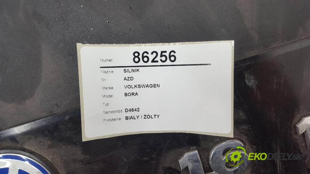 VOLKSWAGEN BORA  2001 77kW   1598 Motor AZD (Motory (kompletné))