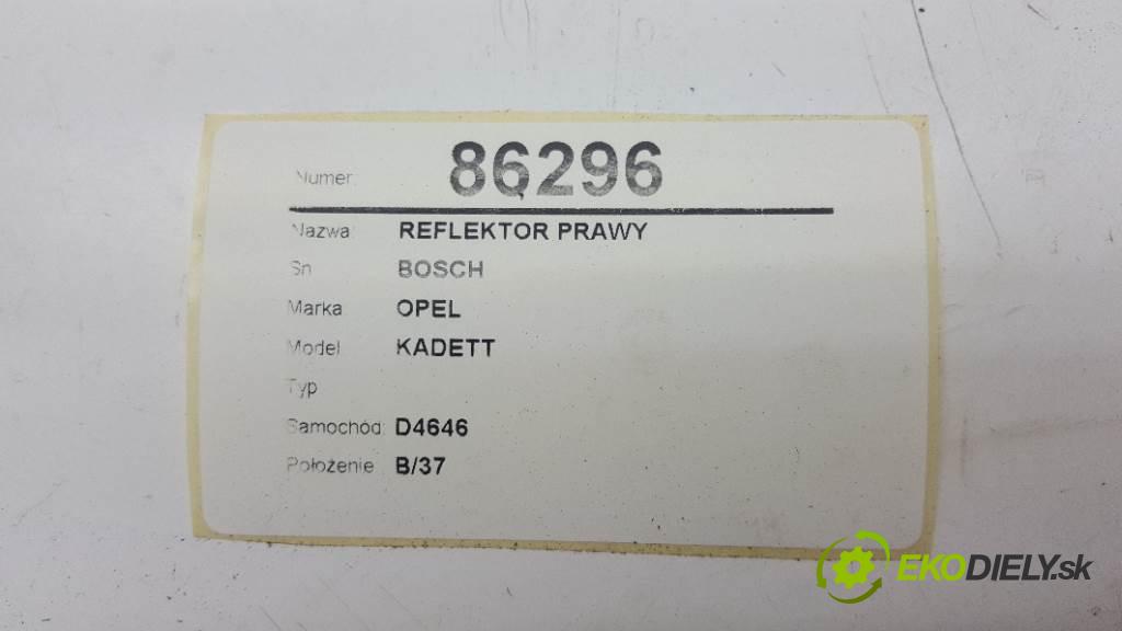 OPEL KADETT  1997     1598 Svetlomet pravy BOSCH (Pravé)