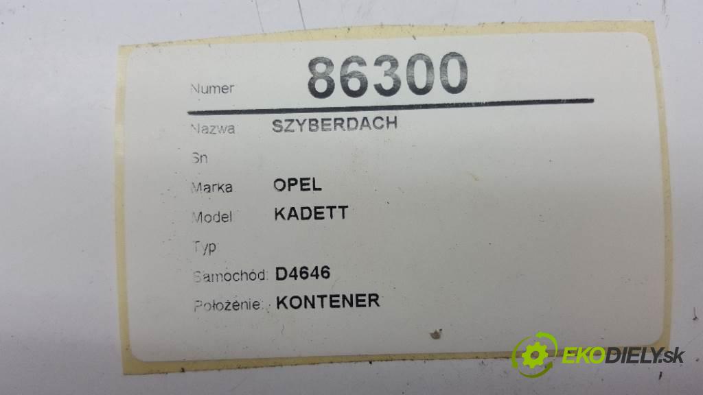 OPEL KADETT  1997     1598 střešní okno  (Okna karoserie)