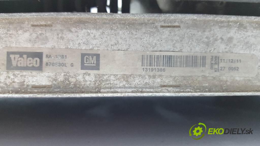 OPEL VECTRA C  1994 74kW    1598 Chladič vody 13191386 KOMPLET (Chladiče vody)