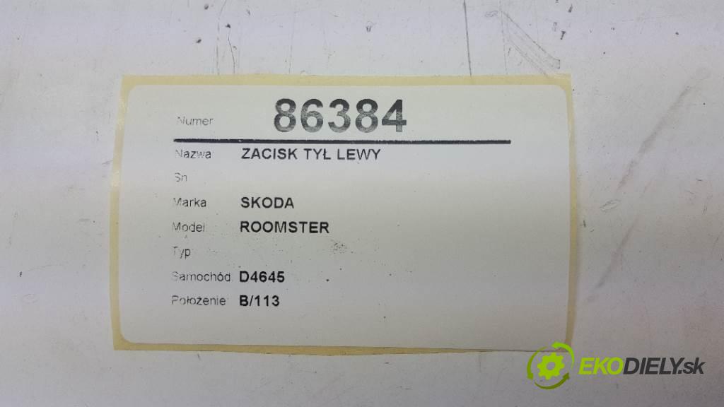 SKODA ROOMSTER  2008 77kW    1598 Brzdič strmeň zad ľavy  (Ostatné)