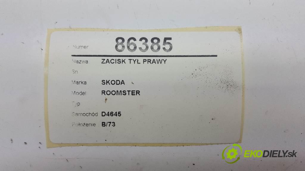 SKODA ROOMSTER  2008 77kW   1598 Brzdič strmeň zad pravy  (Ostatné)