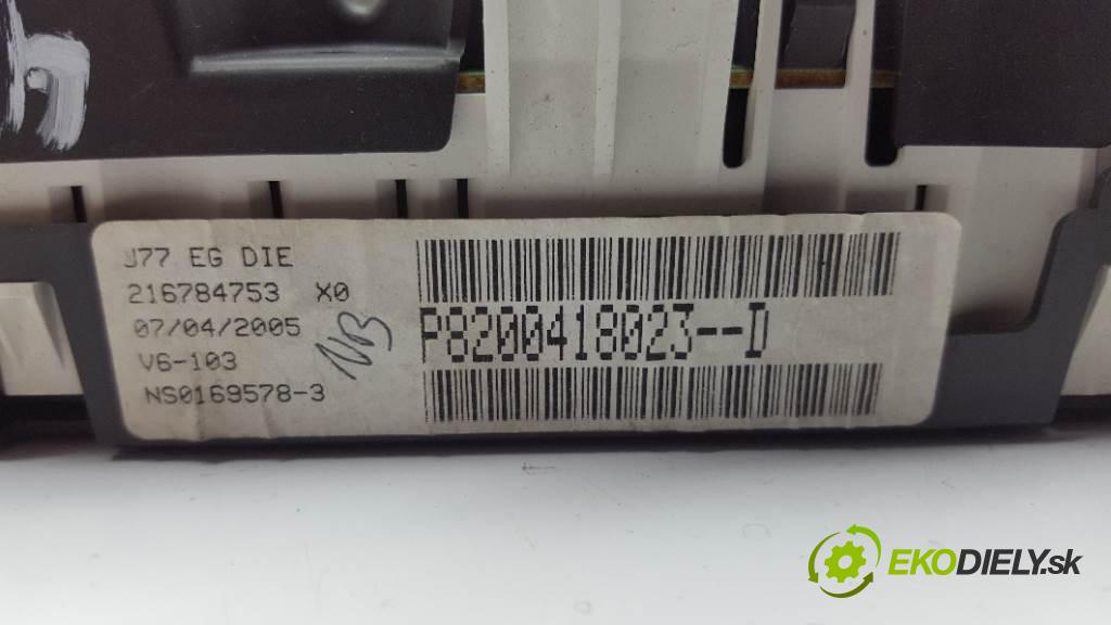 RENAULT MODUS   2005 48kW   1461 Prístrojovka 8200418023 (Prístrojové dosky, displeje)