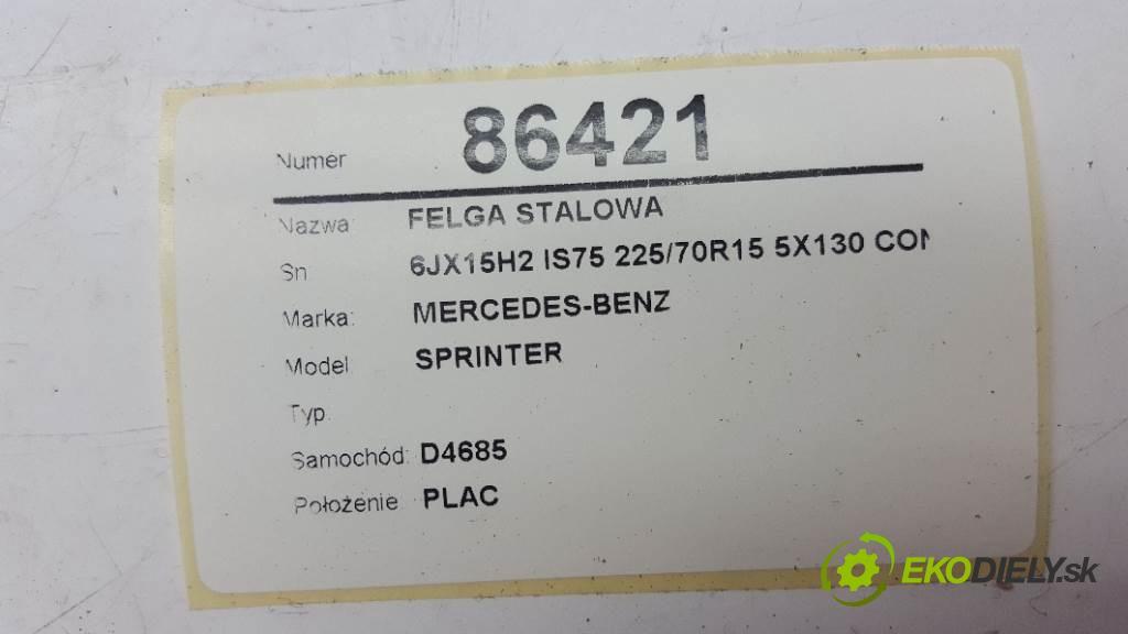 MERCEDES-BENZ SPRINTER  2000 95kW    2148 disk (OCEL 6JX15H2 IS75 225/70R15 5X130 CONVEO TRZC (2704)