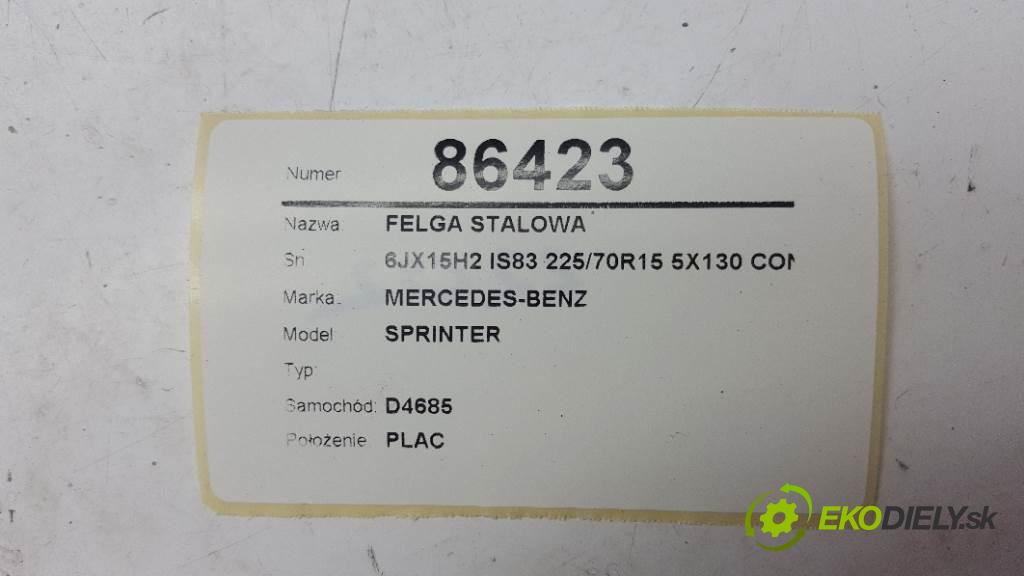 MERCEDES-BENZ SPRINTER  2000 95kW   2148 disk (OCEL 6JX15H2 IS83 225/70R15 5X130 CONVEO TRZC (2202)