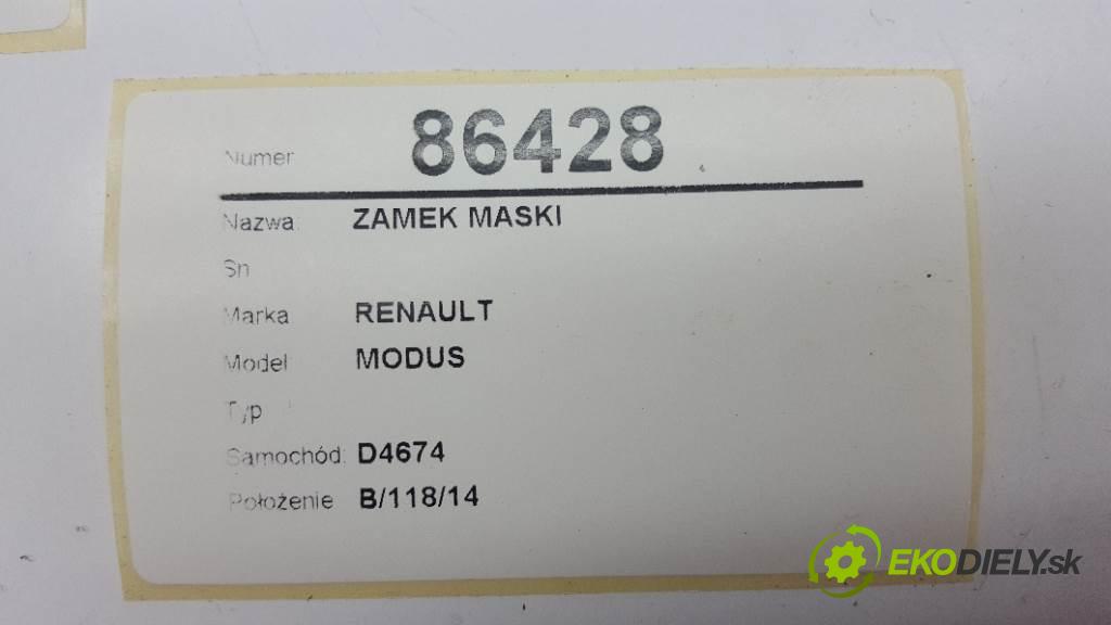 RENAULT MODUS   2005 48kW   1461 zámok kapoty