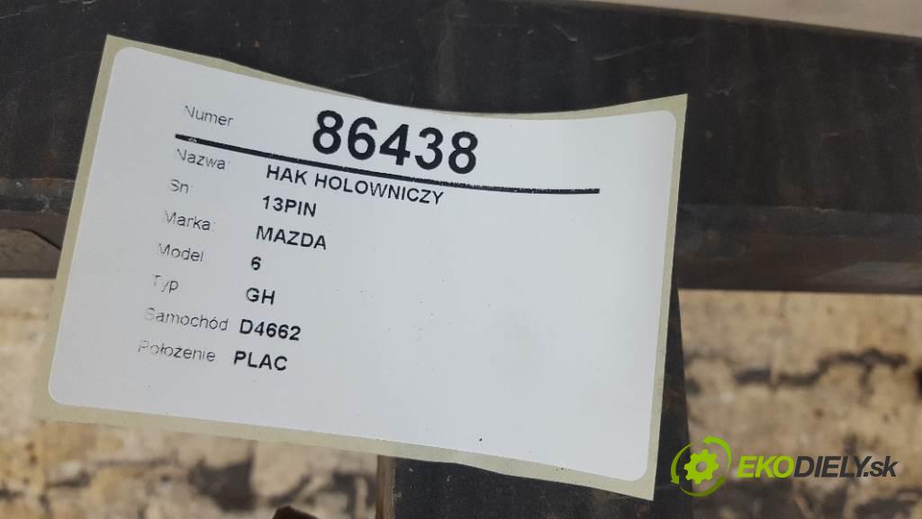 MAZDA 6 GH 2009 108kW GH 1999 Hák tažné zařízení 13PIN