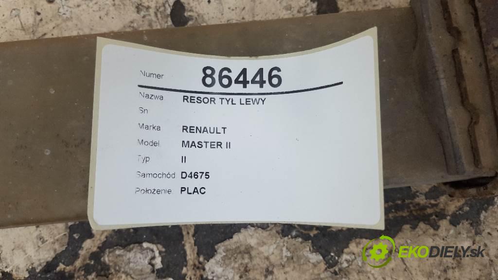 RENAULT MASTER II II 2000 11kw II 2799 Listové pero zad ľavy