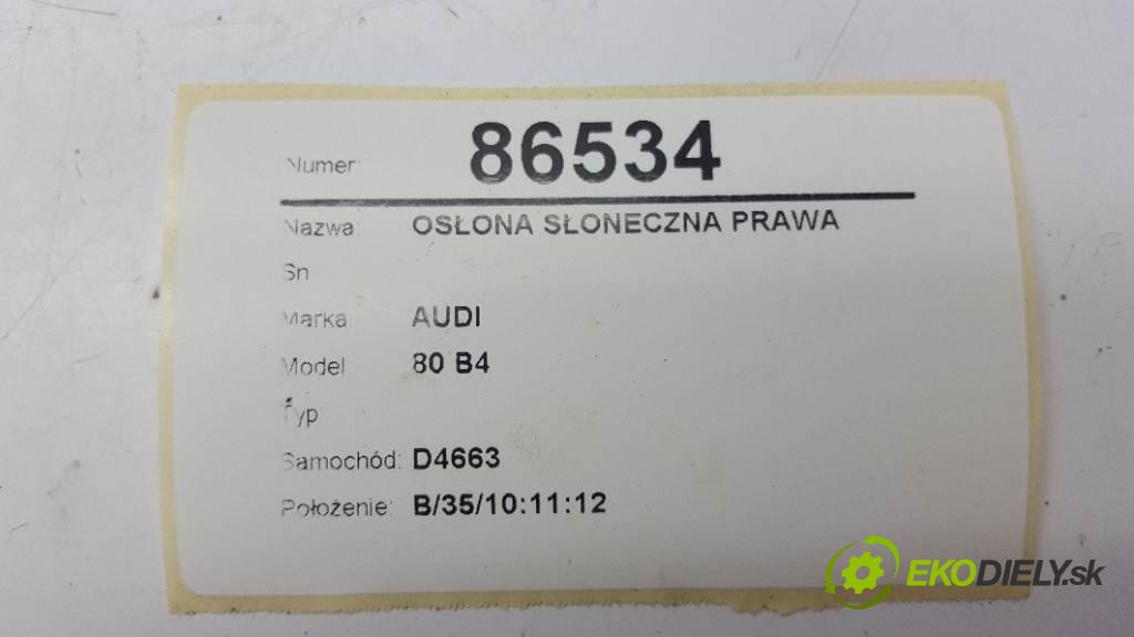 AUDI 80 B4  1993 66kW    1984 Clona SLUNNÝ: pravá