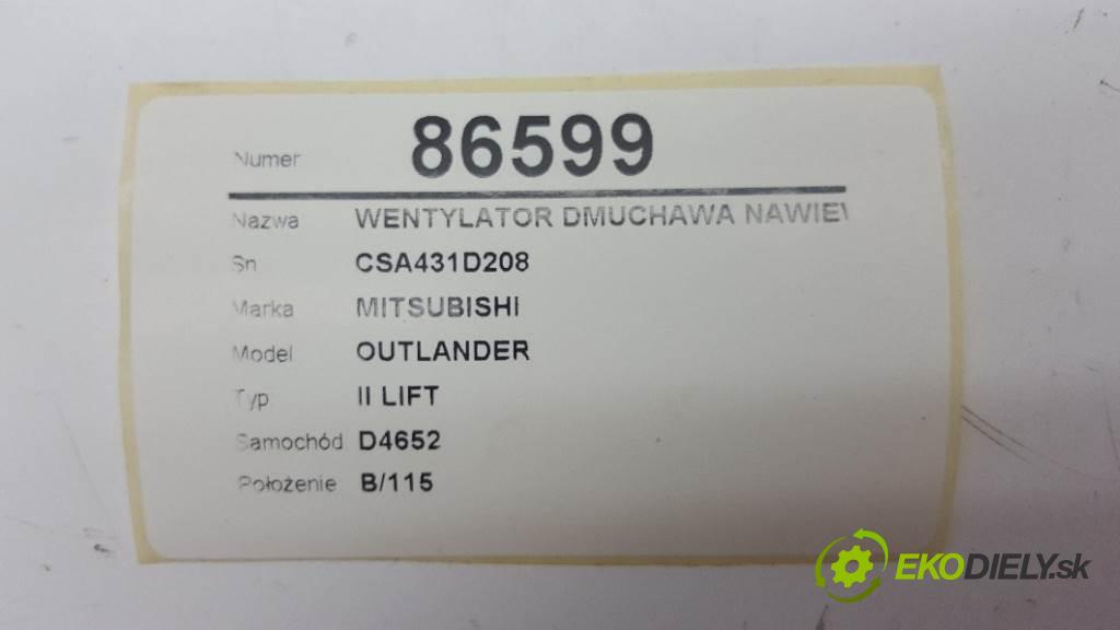 MITSUBISHI OUTLANDER II LIFT 2010 103kW II LIFT 1968 ventilátor topení CSA431D208 (Ventilátory topení)