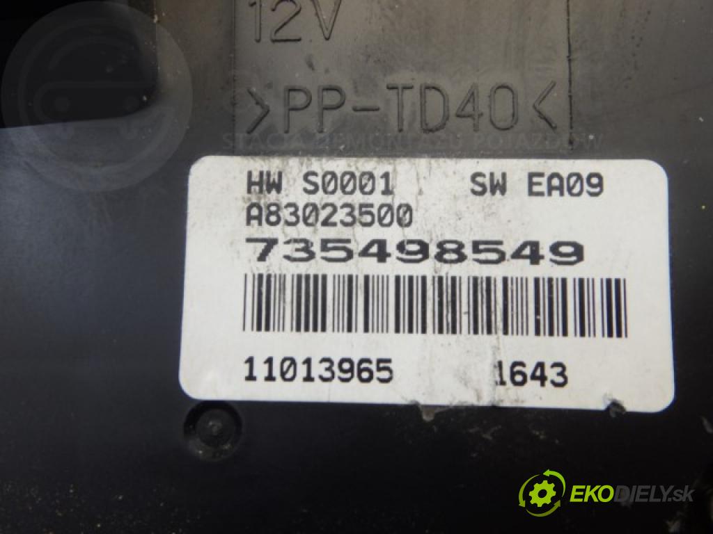 FIAT DOBLO II    BRAK  Panel klimatizácie klímatizácie Fiat Doblo II
