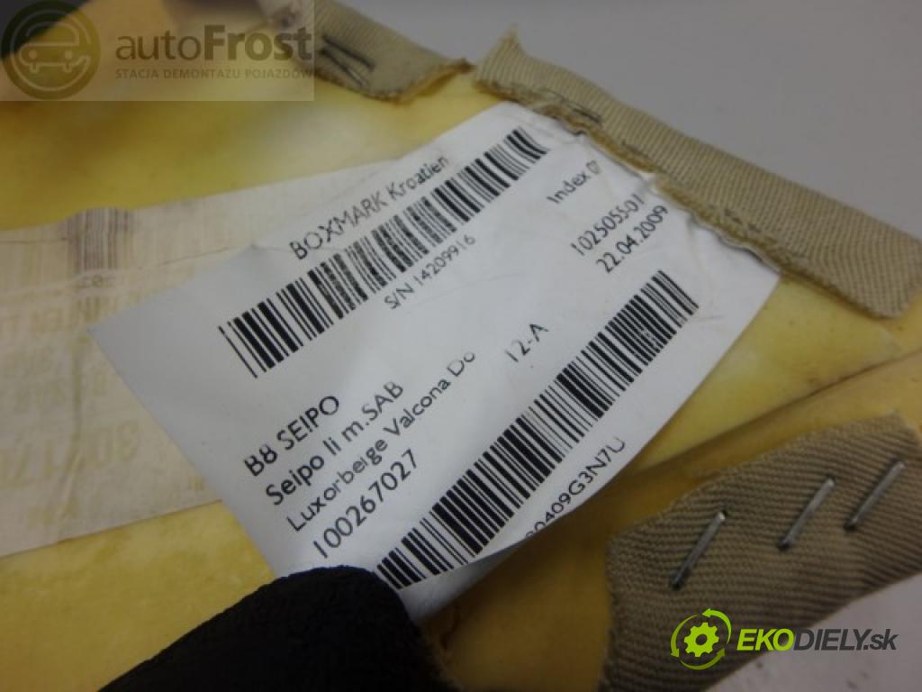 AUDI A4    BRAK  AirBag airbag ľavá strana sedadla Audi A4 B8 AVANT Combi