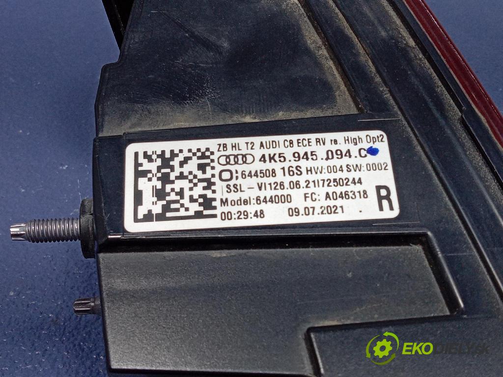 Audi A6 2021 světlo Zad: Práva: Uvnitř 4K5945094C