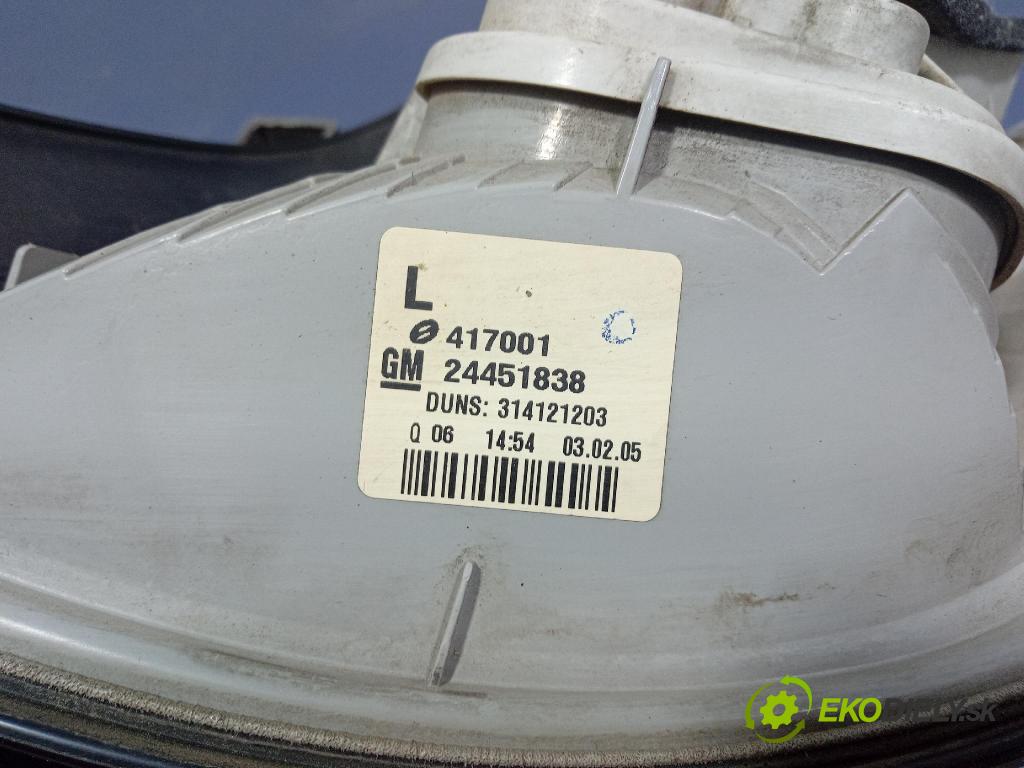 Opel Astra 2005 světlo Zad: levá Mimo: 24451838