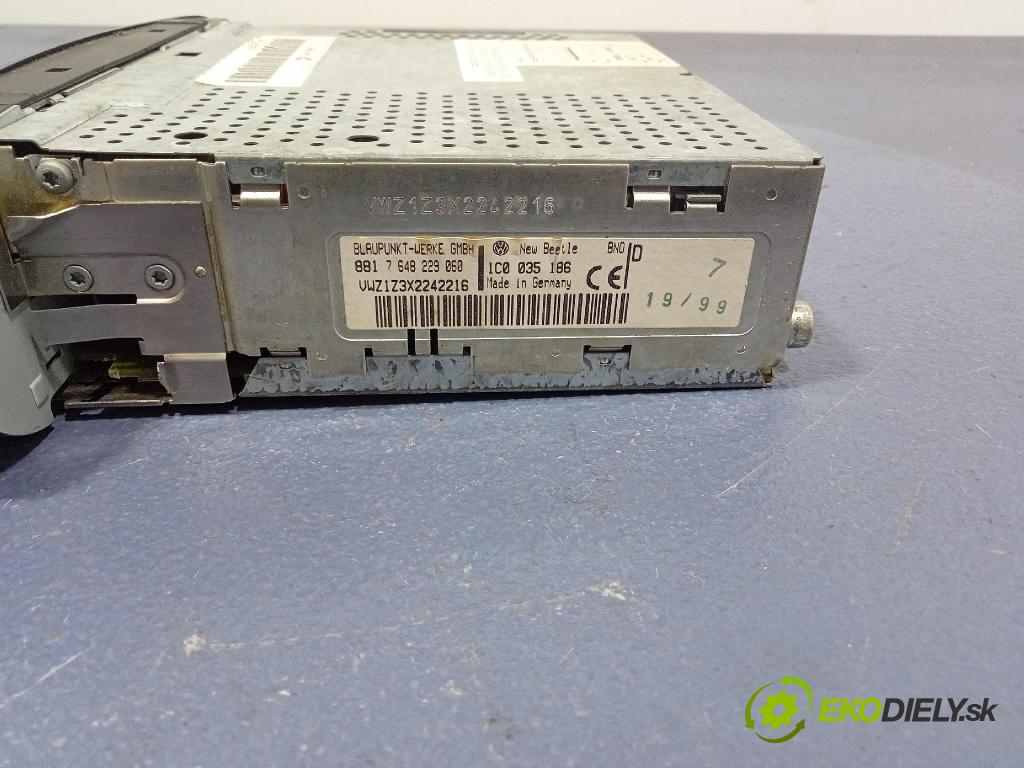 Vw New beetle 2001 Radio I Navigace: 1C0035186