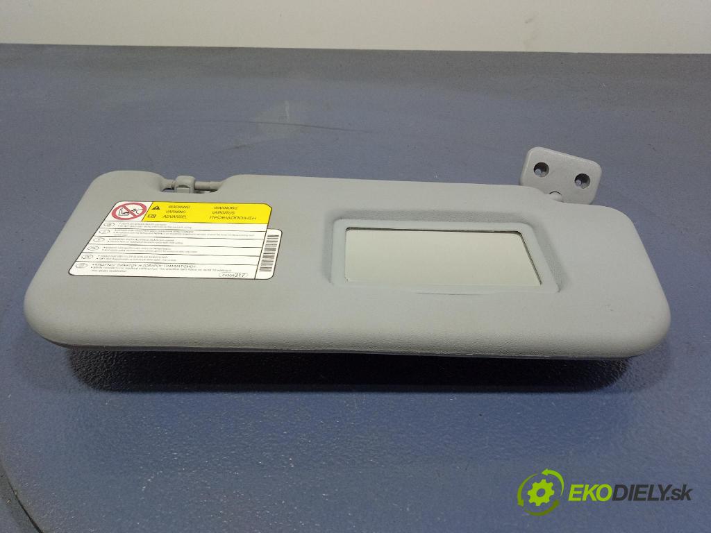 Mitsubishi Colt 2006 kryt slnečná clona