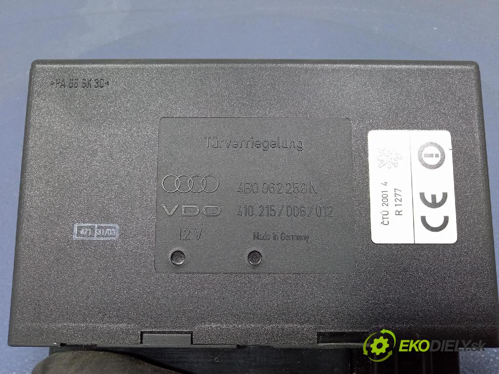 Audi A6 2003 řídící jednotka Komfortu 4B0962258N