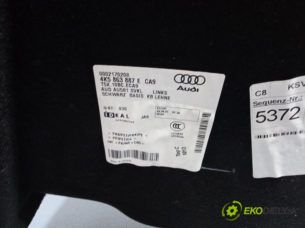 Audi A6 2021 Tapacír: kufr 4K5863887E