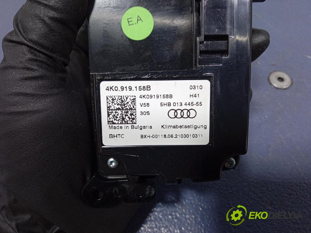 Audi A6 2021 prepínač Klimatizácia: Prúd vzduchu: 4K0919158B